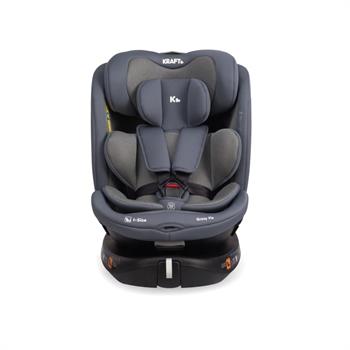 Kraft Grovy Fix i-Size 40-150 cm (0-36 kg) Oto Koltuğu Gri
