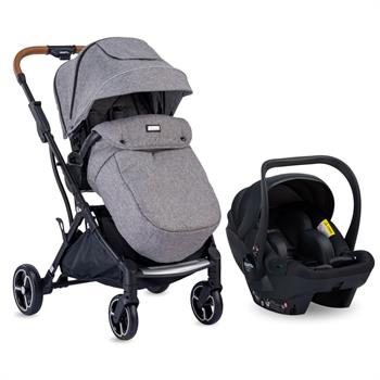 Kraft Juno i-Size Travel Sistem Bebek Arabası Açık Gri