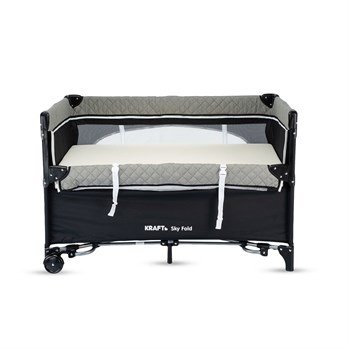 Kraft Sky Fold Oyun Parkı Beşik 70x120 Cm Lıght Grey