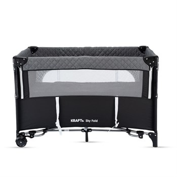 Kraft Sky Fold Oyun Parkı Beşik 70x120 Cm Dark Grey