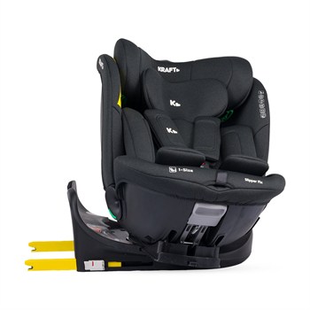 Kraft Slipper Fix Kızaklı i-Size (40-150 cm) 0-36 Kg Oto Koltuğu Siyah