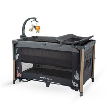 Kraft Spring Anne Yanı Oyun Parkı 70x120 Cm Dark Grey