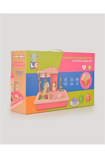 Lets Be Child LC İnteraktif Lavabo Seti - Somon 36 m+ LC-30916-S