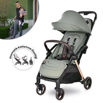 Lorelli Loret Otomatik Katlanan Kabin Boy Bebek Arabası - Green