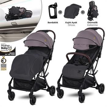 Lorelli Minori Otomatik Katlanır Kabin Boy Bebek Arabası - Grey Jasper