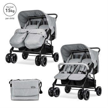 Lorelli Twin Ikiz Bebek Arabası – Beige