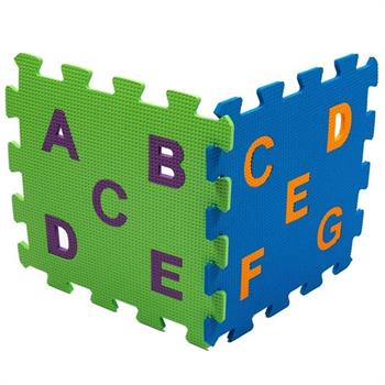 Matrax Akçiçek Oyuncak Harf Seti Eva Puzzle 7 Mm 33x33 Cm