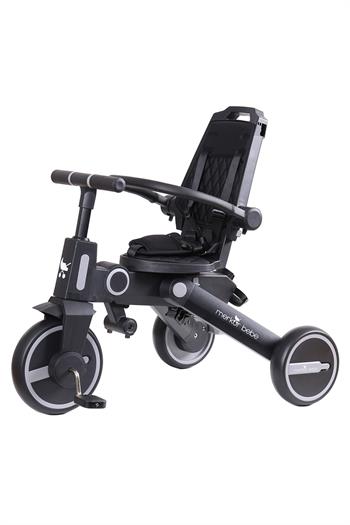 Merkür Bebe Falky Üç Tekerlekli Bebek ve Çocuk Bisikleti Siyah