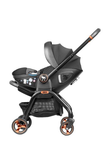 Merkür Bebe Merkür Bebe Onyx 2’si 1 Arada I-size Oto Koltuğu Ve Bebek Arabası, 0-13 Kg, Siyah