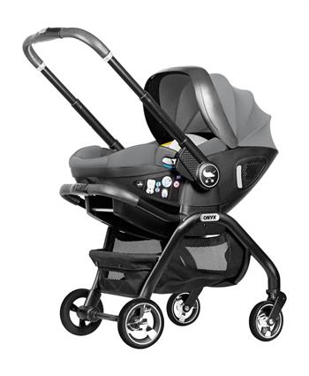 Merkür Bebe Onyx 2si 1 Arada Oto Koltuğu Bebek Arabası Gri