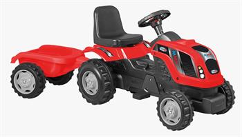 Micromax Unisex Çocuk Römorklu Pedallı Traktör Mmx Kırmızı