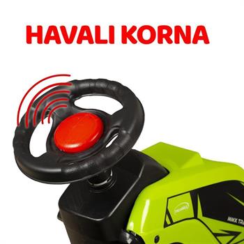 Micromax Unisex Çocuk Römorklu Pedallı Traktör Mmx Mavi