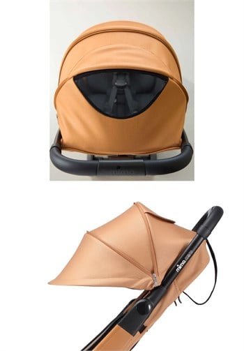 Mima Miro Kabin Boy Bebek Arabası Mocha ( Ön Bar + Adaptör Kit ) Hediyeli