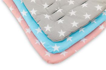 Moje Bebek Arabası Ve Taşıma Koltuğu Minderi Mega Yıldız Gri ( Yalnızca Minder)