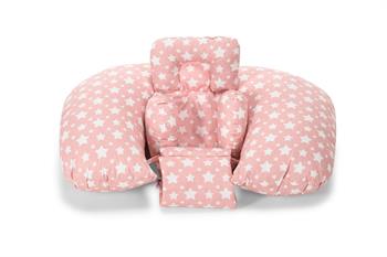 Moje Çok Fonksiyonlu Bebek Minderi Yıldızlı Pembe