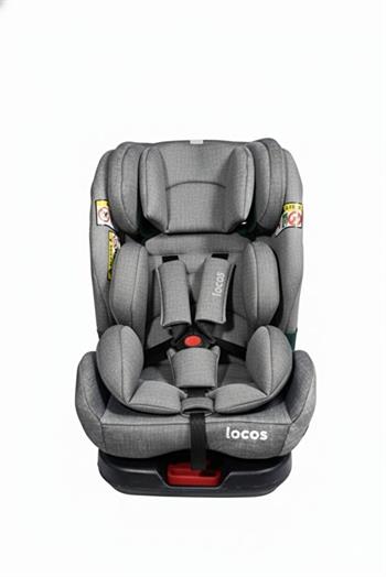 Moje locos 360 Derece Dönebilen (0-36) kg İsofixli Çocuk Oto Koltuğu Gri