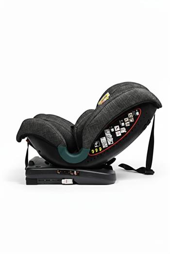 Moje locos 360 Derece Dönebilen (0-36) kg İsofixli Çocuk Oto Koltuğu Siyah