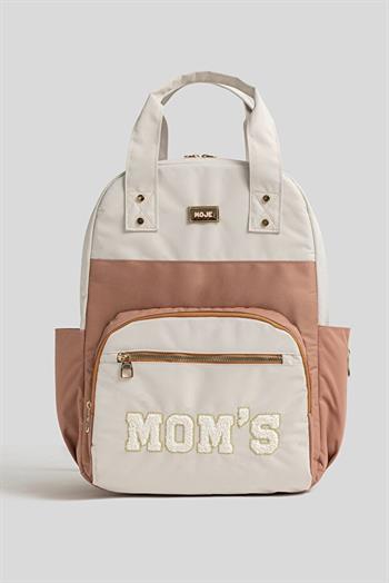Moje Moms Anne Bebek Sırt Çantası Krem-Kahve