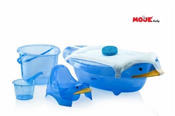 Moje Ördekli 6lı Banyo Küvet Seti (kutulu) Mavi