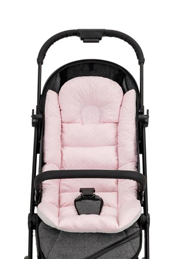Moje Polka Bebek Arabası Minderi Pembe