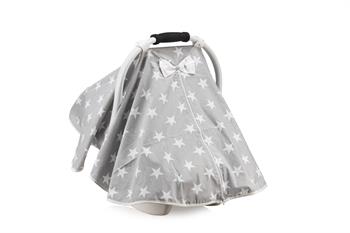 Moje Taşıma Puset Örtüsü Mega Yıldız Gri