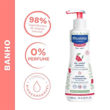 Mustela Soothing Cleansing Gel 300 ml Hassas Ciltler Için Bebek Şampuanı