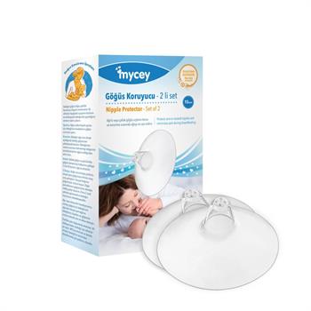 Mycey İnce Yapılı Silikon Göğüs Koruyucu 2li Set