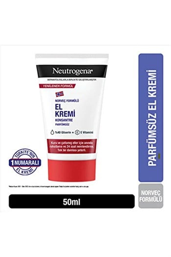 Neutrogena Parfümsüz Nemlendirici El Kremi 50 ml