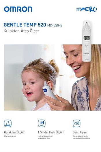 Omron Gentle Temp 520 Kulaktan Ateş Ölçer
