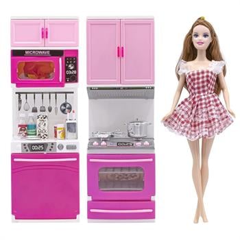 Oydaş Oyuncak İlk Mutfak Setim 2li Fırın Çekmeceli Bebekli