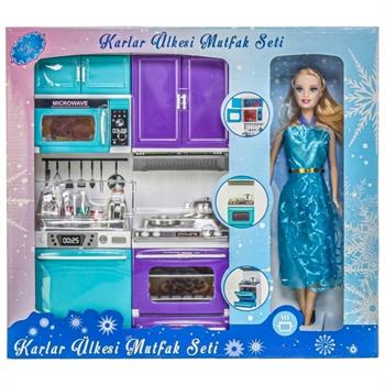 Oydaş Oyuncak Karlar Ülkesi 2 Li Fırın Bulaşık Bebekli