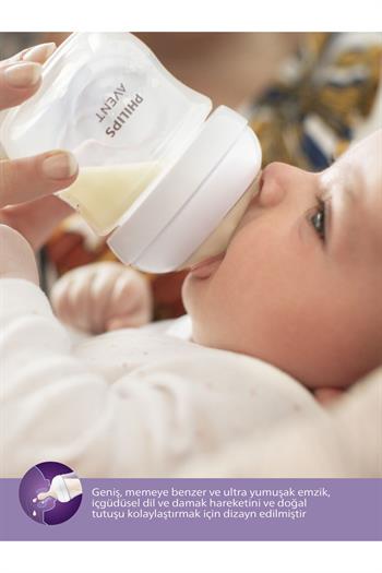 Philips Avent Natural Response Doğal Tepkili Pp 2li Biberon Seti, 260ml, 1 Ay - Cam Değildir