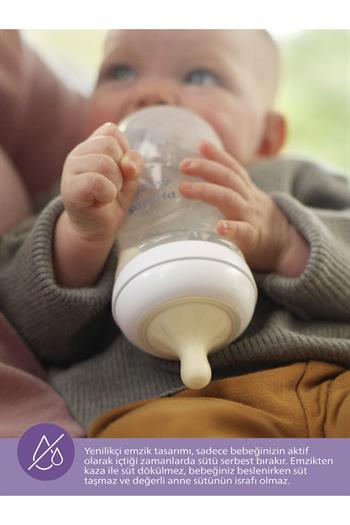 Philips Avent Scy900/01  Natural Response Doğal Tepkili Pp Biberon, 125ml, 0 Ay - Cam Değildir