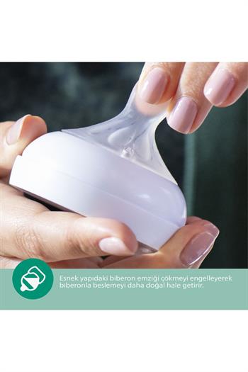 Philips Avent Scy930/01  Natural Response Doğal Tepkili Cam Biberon, 120ml, 0 Ay