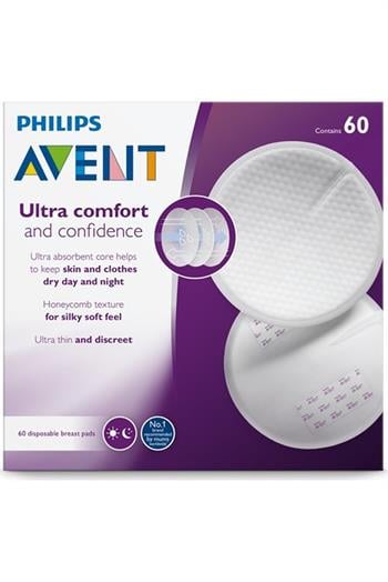 Philips Avent Tek Kullanımlık Göğüs Pedleri 60lı Scf254/60