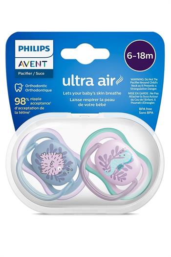 Philips Avent Ultra Air Emzik 6-18 Ay 2li Kız Scf085/61