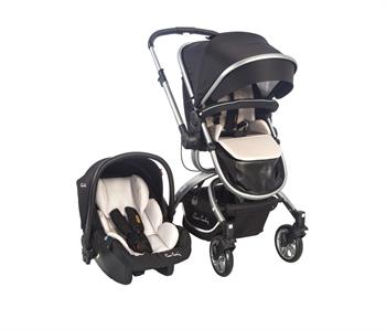 Pierre Cardin Twist +Plus Travel Sistem Bebek Arabası Siyah