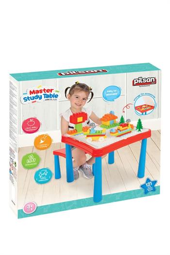 Pilsan Master Çalışma Masası Kırmızı/mavi