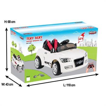 Pilsan Tery Berry 12 V Uzaktan Kumandalı Akülü Araba Beyaz