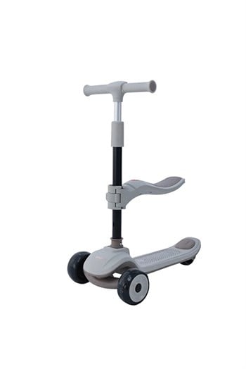 Prego Bluetooth Özellikli Işıklı Katlanabilir Nitro Scooter Bej K605-1