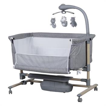 Prego Carmela Anne Yanı Elektrikli Beşik 4091 Gri