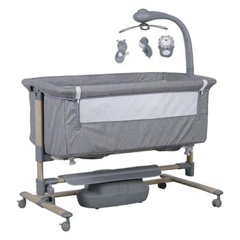 Prego Carmela Anne Yanı Elektrikli Beşik 4091 Gri