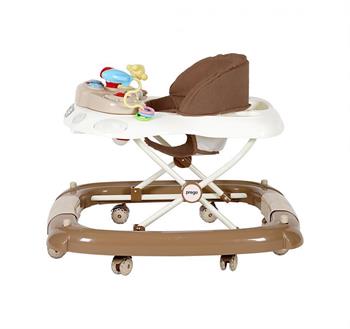 Prego Digo Sallanan Silikon Tekerlekli Bebek Yürüteci 5082 Kahve