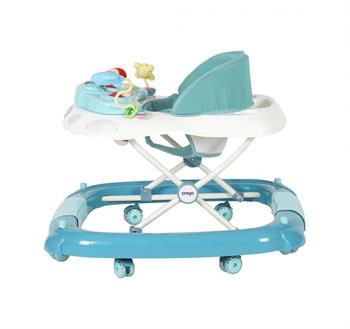 Prego Digo Sallanan Silikon Tekerlekli Bebek Yürüteci 5082 Mavi