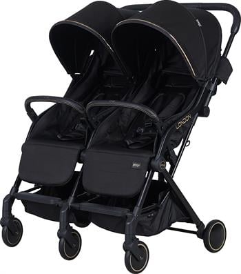 Prego London İkiz Bebek Arabası 2236 Siyah