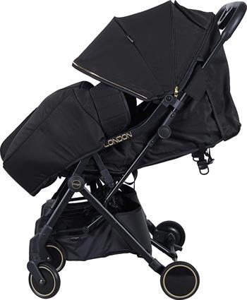 Prego London İkiz Bebek Arabası 2236 Siyah