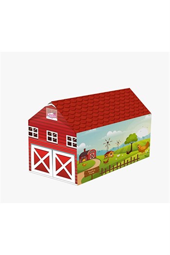 Pufu Toys 100*100*68 Çiftlik Evim Oyun Çadırı (18) 04043
