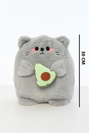 Pufu Toys 30 Cm Yastık Avakado Kedi (60) 04004
