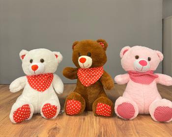Pufu Toys 35 Cm Fularlı Ayıcık(60) 04058