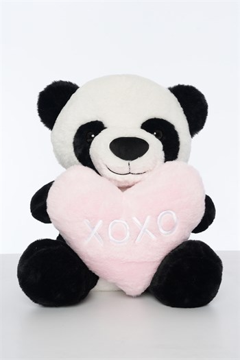 Pufu Toys 45 Cm Kalpli Panda(16) 04085